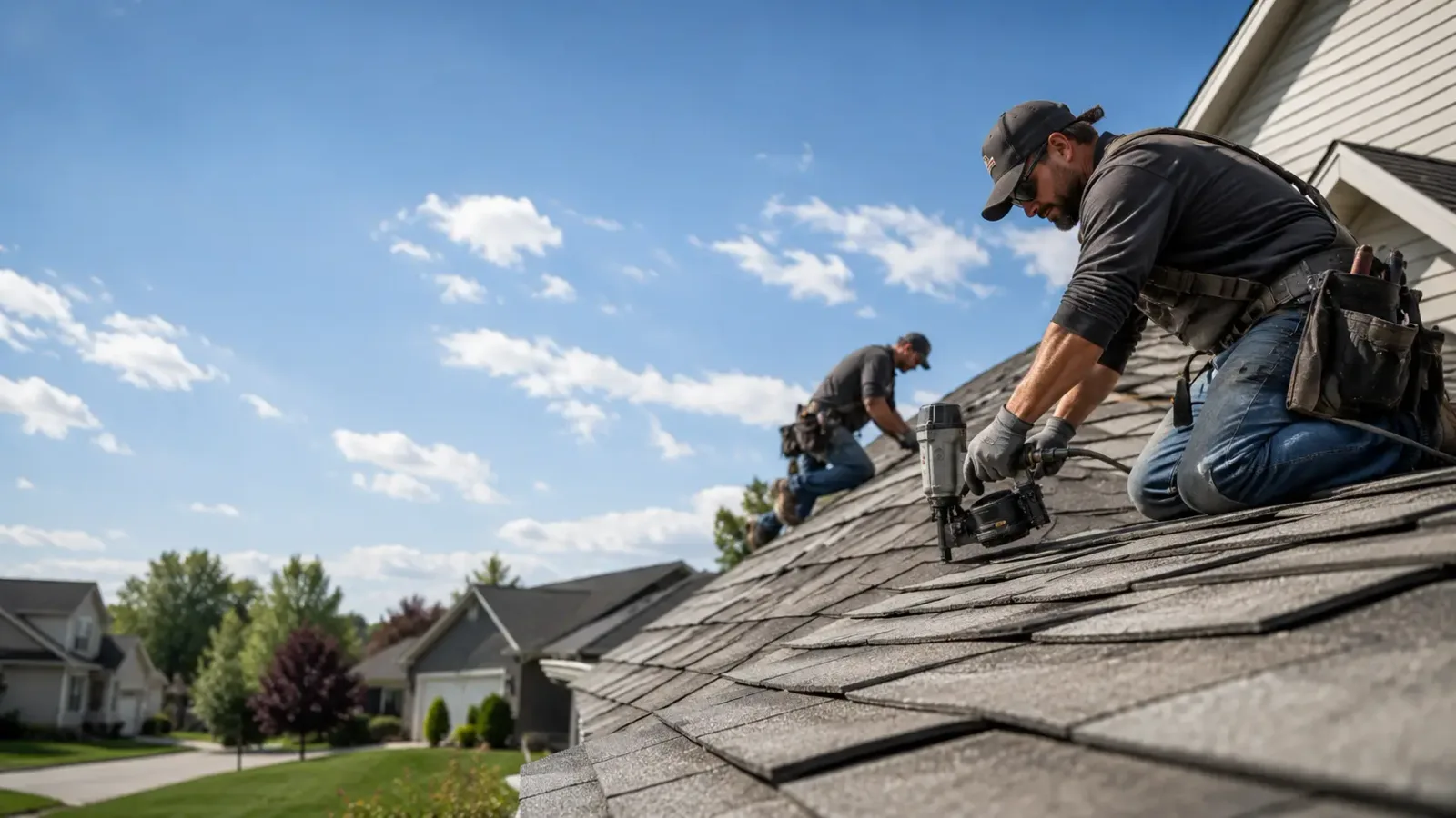 Storm Damage Roof Repair in Manchester, IL near me